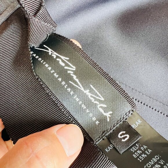 ❤️ KarolinazMarlak New York Reversible Drape collar jacket,Sage Gray/black , Siz - Picture 8 of 10